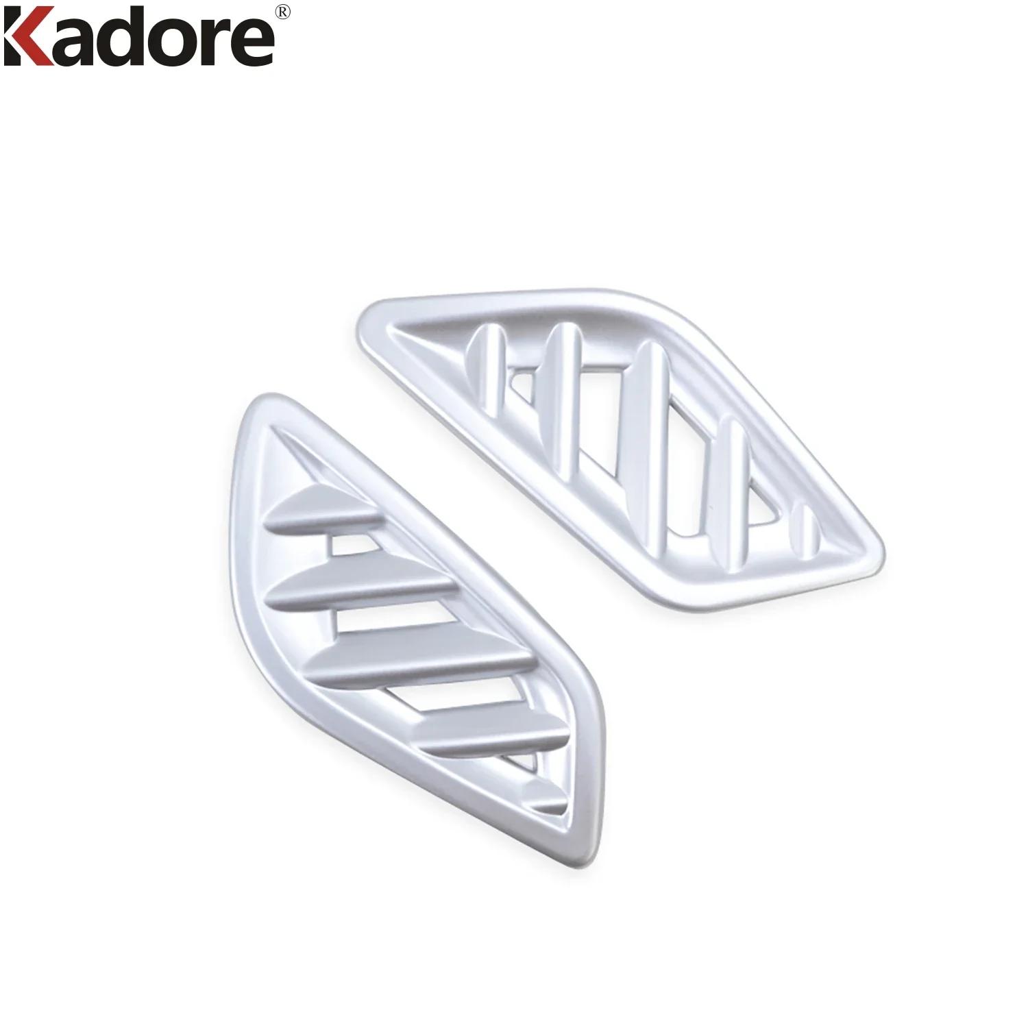 

Car Front Upper Air Condition Vent Outlet Cover Trim For Nissan X-trail Rogue T33 -2024 Carbon Fiber Interior Accessories ABS Matte