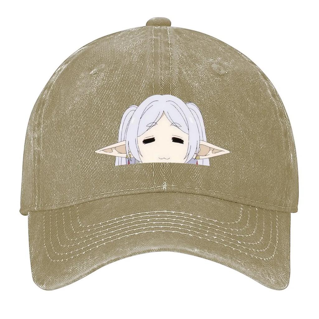 Frieren Funny face Peeker Baseball Cap Golf Cap Unique hats Brand Man cap Sun Unisex Golf Wear Womens