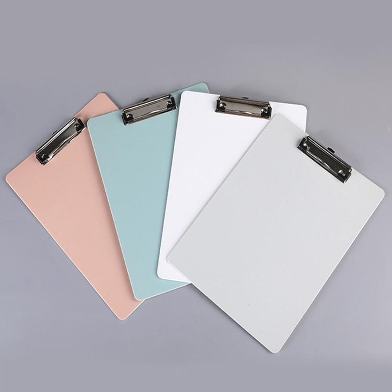 5Pcs Standar Size Clipboard with Retactable Hanging Hook 12x8.6Inch Conference Writing Board for Office School Supplies