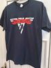 Van Halen 2015 Tour T-Shirt Größe L Marineblau Sehr guter Zustand Beidseitig