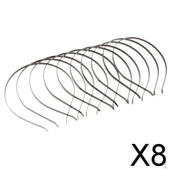 

8x10x Ободок для волос из простого металла, рамка, обруч, аксессуары, сделай сам, крафт, черный