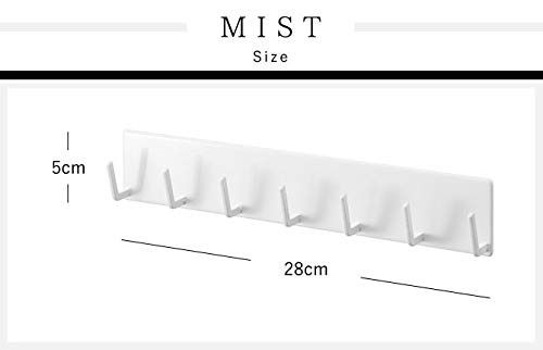 Yamazaki Jitsugyo Magnetic Bathroom Hook White Mist 4234 (Yamazaki) Approx. W28XD3.5XH5cm