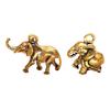 Antique Elephant Pendant Vintage Animal Charm Keychains Jewelry Decoration Crafts Figurines Desktop Decor Handmade