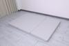 Gymnastic Mattress Satellite Pu 150X100X8 Cm - Three-Piece Grey