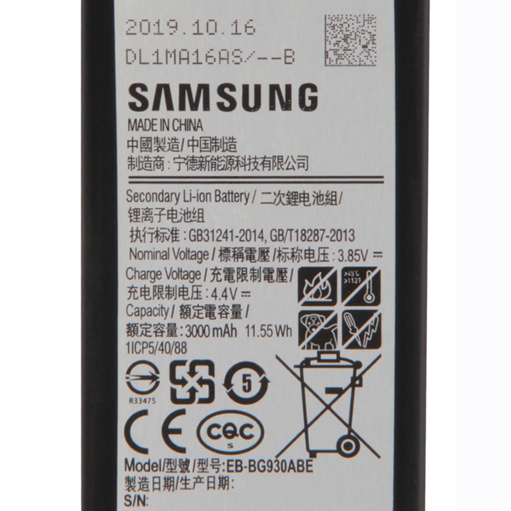 Original-Ersatzakku EB-BG930ABE EB-BG930ABA Für Samsung GALAXY S7 G930F G930A G9300 G9308 SMG9300 3000mAh