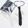 Weaving Beaded Women Necktie Elegant Neckwear Fashion Shirt Tie
