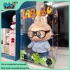 Labubu Summer Storage: Transparent Acrylic Display Rack for Trendy Toys