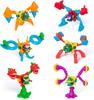 1pcs Neon Power Exoskeletons Limited Collection Superzings Action Figures Dolls Toys Model Kids Xmas Gift SUPERTHINGS series Poseable Articulated