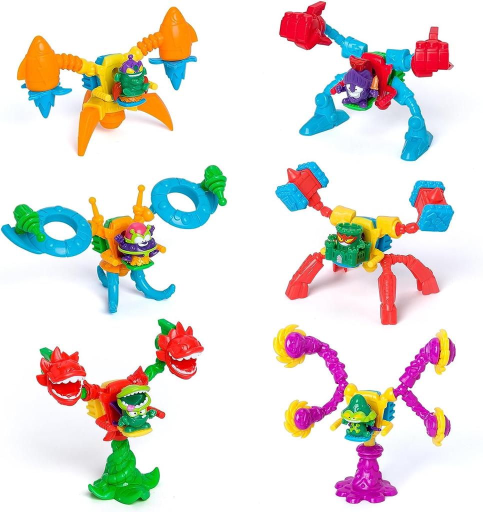 1pcs Neon Power Exoskeletons Limited Collection Superzings Action Figures Dolls Toys Model Kids Xmas Gift SUPERTHINGS series Poseable Articulated