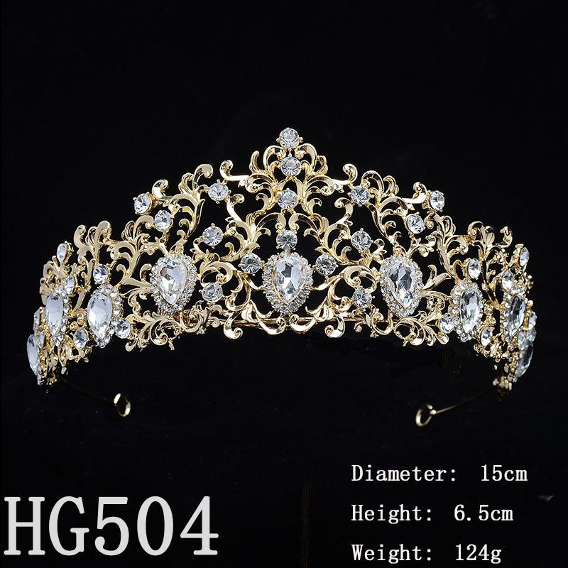 

Новый корейский стиль стеклянная бриллиантовая большая корона в стиле лесной свадьбы головной убор фотостудия свадебные аксессуары