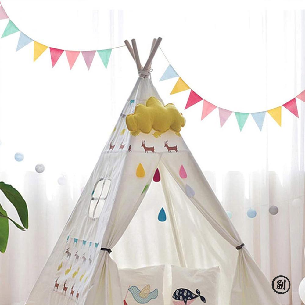 Vintage Colorful paper  Bunting Flags Pennant For Happy Birthday Party Wedding Decoration Candy Bar