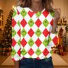 Women's Fashion Casual Long Sleeve Crewneck Graphic Print Top for Everyday Casual Wear