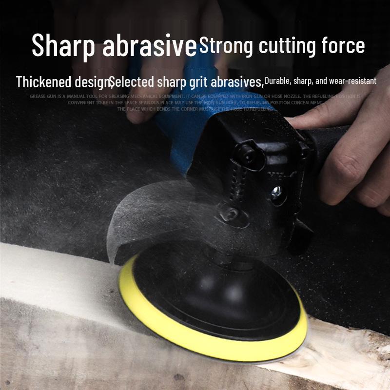 4-Inch Self-Adhesive Flocking Sandpaper Discs for Electric Drill & Angle Grinder – 100mm Polishing & Woodworking Tool.
