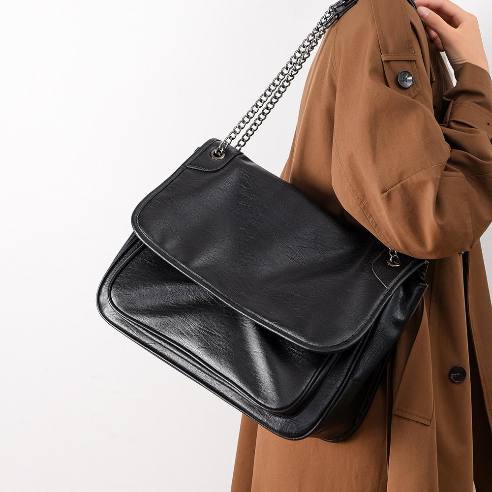 Single Shoulder Bag, High-end and Fashionable Women's Bag, New Versatile Texture, Wandering Bag, Large Capacity Commuting Crossbody Bag