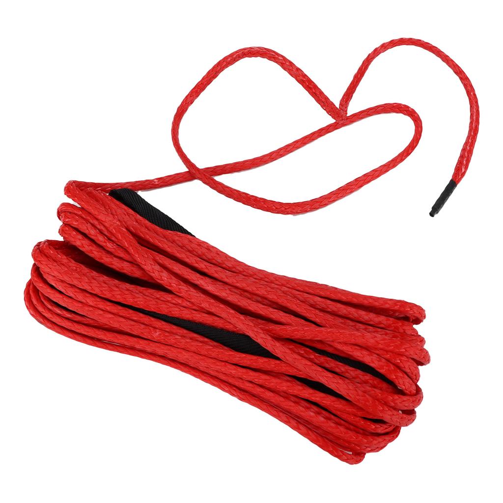 15M Synthetic Rope 7700LBS Winch Cable Nylon Replacement for Smittybilt SUV Truck ATV UTV