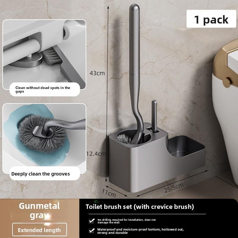 Wall-mounted Toilet Brush Household No Dead Angle Bathroom Brush 2025 New Bathroom Toilet Cleaning Small Brush