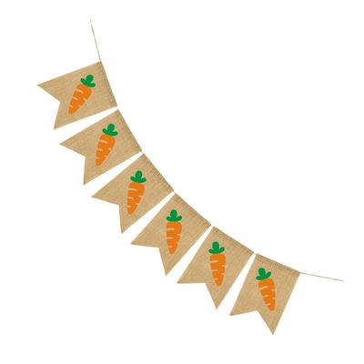 Girlanda Wisząca na Wielkanoc Festiwale Girlanda z Juty Rękodzieło Baner Zawieszki Rekwizyty Imprezowe Aranżacja Sceny Dekoracja Wisząca na Festiwal