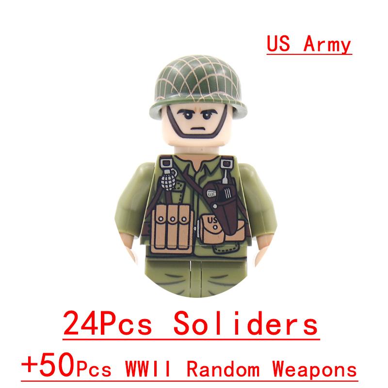 Non-Toxic Wwii Military North African Campaign Wheeled Armored Vehicle Tank Cannon Soldier Figures Building Blocks Weapon Truck Army Toy
