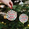 Friendship Lasting Pendant, Christmas Charm, Acrylic Pendant 2D