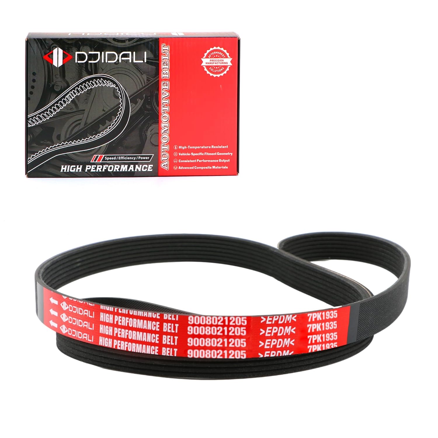 

6PK1040 43Z8620B Serpentine Belt, Heavy-Duty Serpentine Drive Belt Compatible with Toyota Camry Solara Nissan Lexus Ford Volvo Infiniti Isuzu 6PK965
