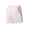 Li Ning Fitness Series Quick-Dry Color Block Letter Loose Sports Shorts Women Shorts Light-Mist-Purple AKSS356-3