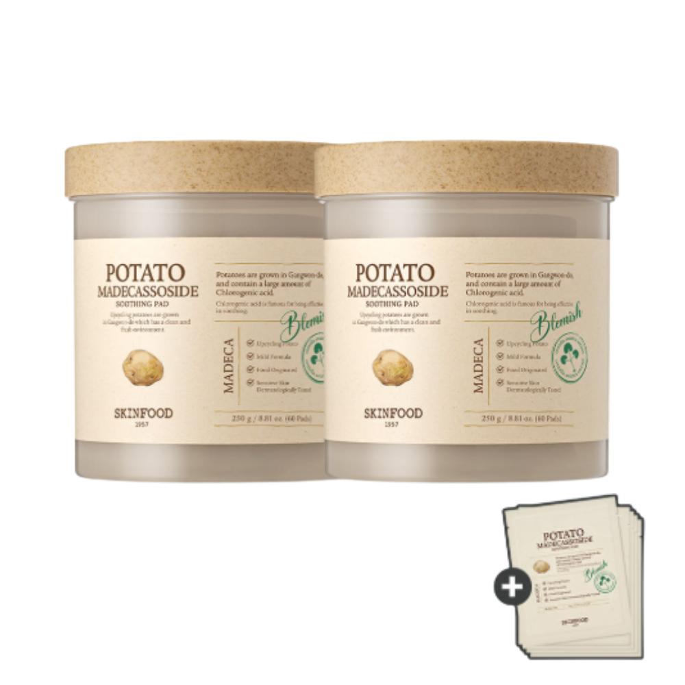 

Skinfood Картофельные пэды с мадекассосидом 60 шт.(+ Дополнительно 2 шт. × 5 упаковок)