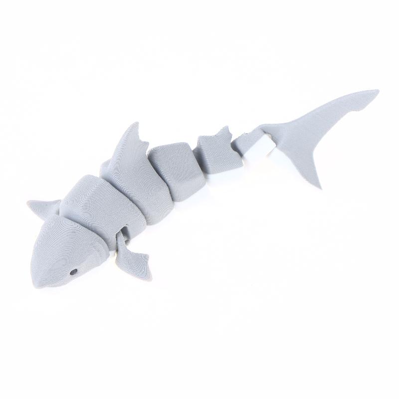 3D Printed Small Animal Joint Flexible Simulation Shark, Killer Whale Ornament Home Decoration Perfect Gift For Friends Family