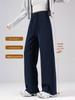 Women's High-Waisted Wide-Leg Slimming Cotton Sweatpants - Soft, Skin-Friendly, and Comfortable Casual Wear for Spring and Autumn