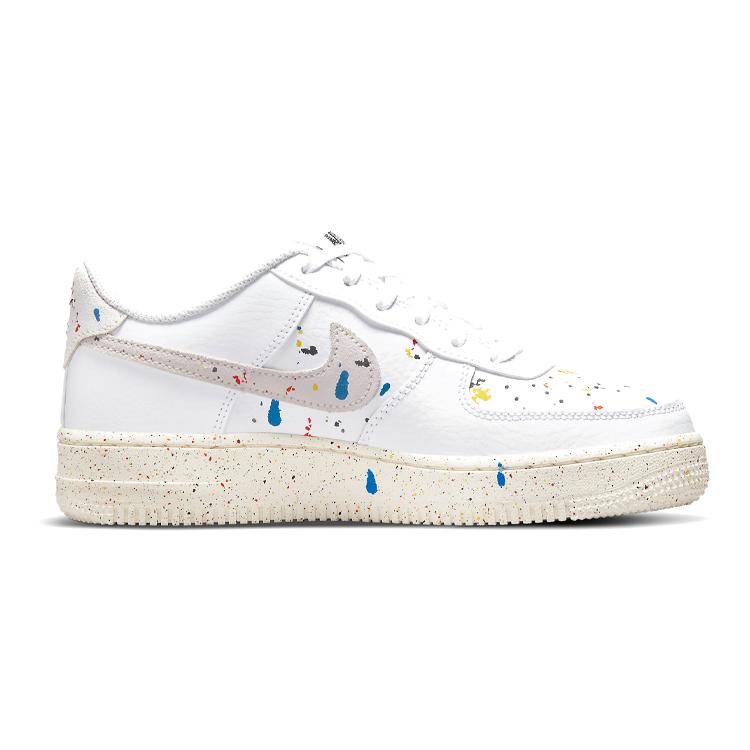 New Nike Air Force 1 Low LV8 3 White GS DJ2598-100