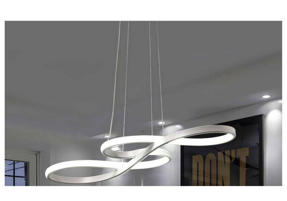 LED Musical Note Pendant Light - Modern, Irregular Design for Living Room, Restaurant, or Nordic Dining Spaces