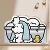 Cute cartoon bathroom absorbent floor mat diatom mud household toilet toilet toilet quick drying non-slip foot pad