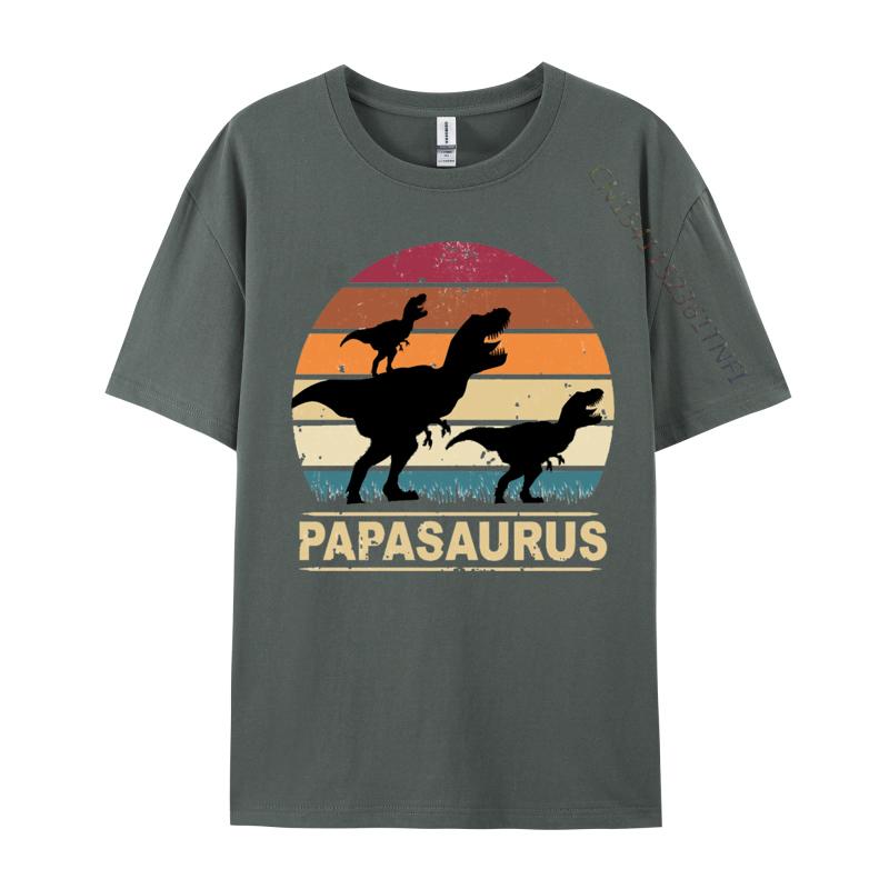 Papa Saurus Dino Twins Papasurus Tshirt Fitted Cosie T Shirt Combed  Cotton Man Tees Cosie TShirt Wholesale