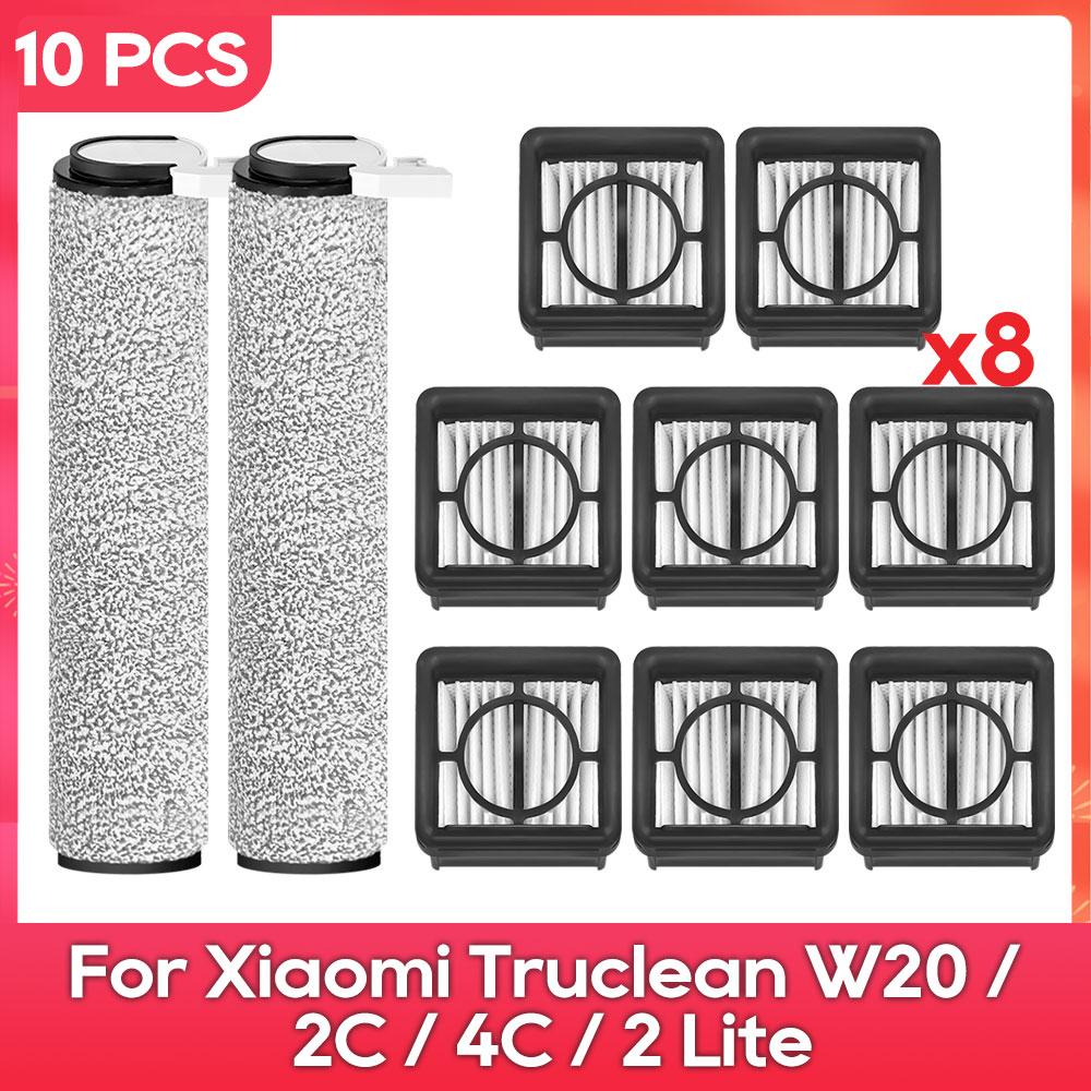 Fit For ( Xiaomi Truclean W20 / 2C / 4C / 2 Lite ) Roller Brush Filter Parts Accessories Replacement