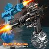 Electric Water Gun With Shiny Light And Muzzle Automatic Water Blaster For Summer Pool Outdoor Fighting Toys For Adults Young Boys