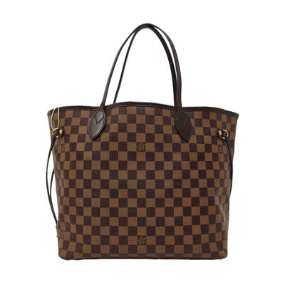 [Použitá] Kabelka Neverfull Mm s kostkovaným potahem z plátna s koženým lemováním - Dobrý stav #119BZVN