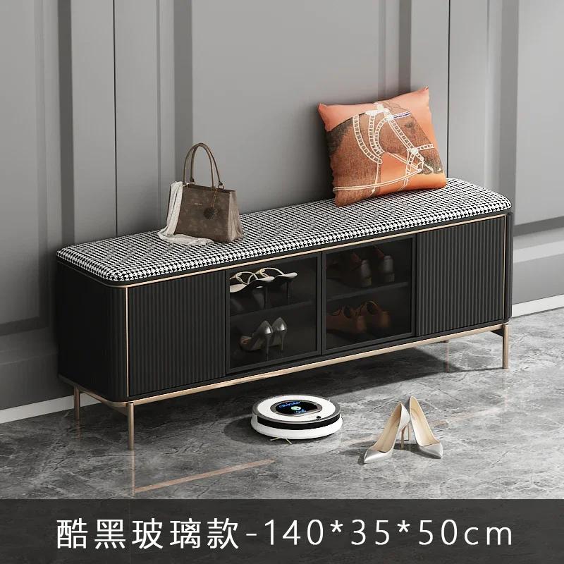 Modern Shoe Cabinets – Entryway Bench with Luxury Organizer, Nordic Style Home Furniture for Shoe Storage