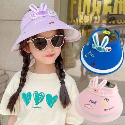With Fan Kids Sun Hat Breathable Visor Portable Beach Hats Boys Girls