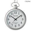 CREPHA Pocket Quartz (Klepha) Watch, Analog, Men's, Simple, Battery-Powered, Movement, Silver, TE-AM153-WTS