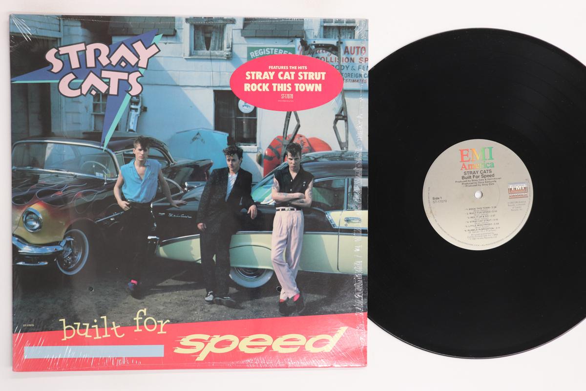 

LP Record STRAY CATS Built For Speed ST17070 EMI AMERICA REC 1982 US Rock Used