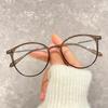 Mode Vintage Runde Fertige Myopiebrille Mode Klare Gläser Transparente Brille Herren Damen Luxusdesign Kurzsichtigkeitsbrille