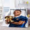 Mbappe 289 Personalisieren Sie Ihren Namen Decke Gemütliche Personalisierte Decke Ultra-Weich Großartig für Picknicks Sofa Bürostuhl Büro Ganzjahresnutzung