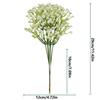 30Pcs DIY Floral Artificial Baby Breath Flowers Artificial Flowers Bouquets  Bride Engagement