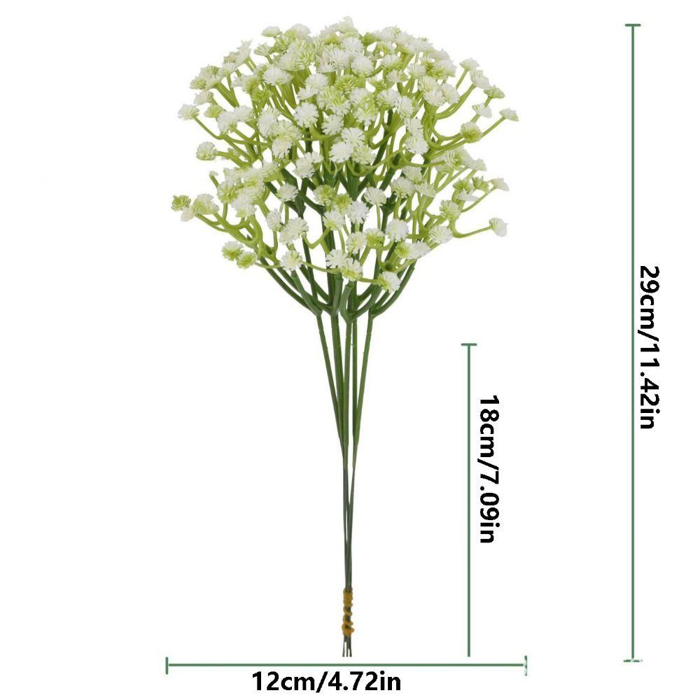 30Pcs DIY Floral Artificial Baby Breath Flowers Artificial Flowers Bouquets  Bride Engagement