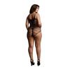 Le Desir - Plus Size Bodysuit with Side Masks