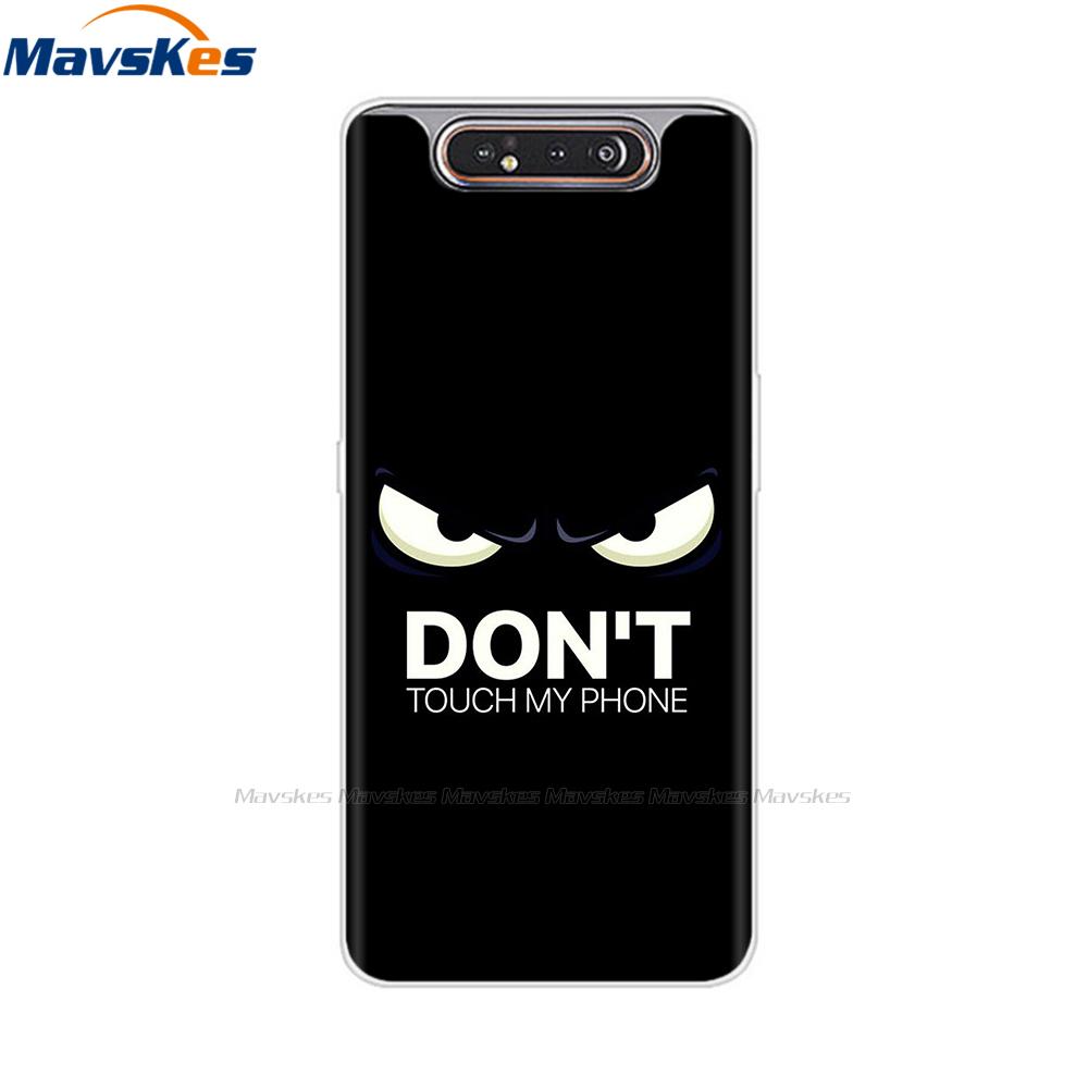 Per Samsung Galaxy A80 Custodia A805 Silicone Morbido TPU Custodia per Telefono Per Samsung A80 2019 A 80 GalaxyA80 A805F A805 SM-A805F/DS Copertura