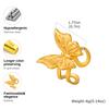 Retro Stainless Steel Butterfly Open Ring Gold Plated Geometric Rings for Women Vintage Jewelry Valentine's Day Gift
