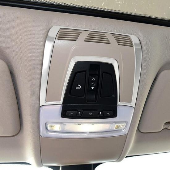 Front Reading Light Frame Cover Trim For BMW X5 F15 X6 F16 Dome Light Sticker