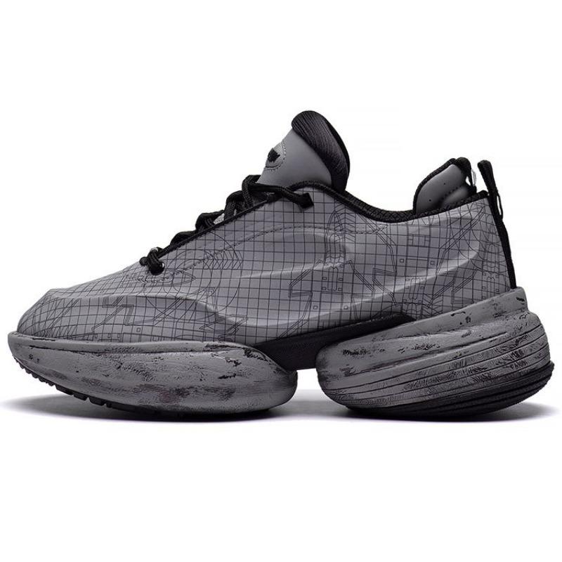 Li-Ning CF Chaoju AGLS239-3 Unisex Casual Shoes Shark Grey/Black 41