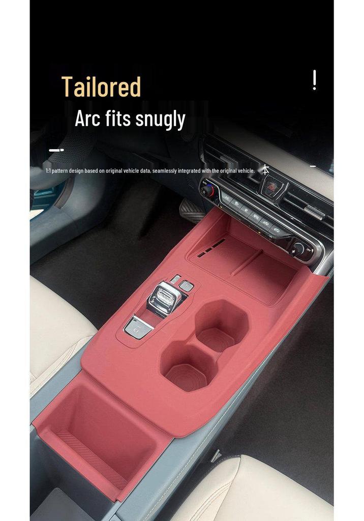 Trumpchi GS3 Konsol Silikonmatta & Växelväljare Panel Trådlös Laddningsfilm.