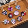 Kpop Girls Idol Beaded Bracelet Hot Anime Rumi Zoey Mira Hanging Pendant Cartoon Necklace K-pop Theme Party Favors Fans Gift
